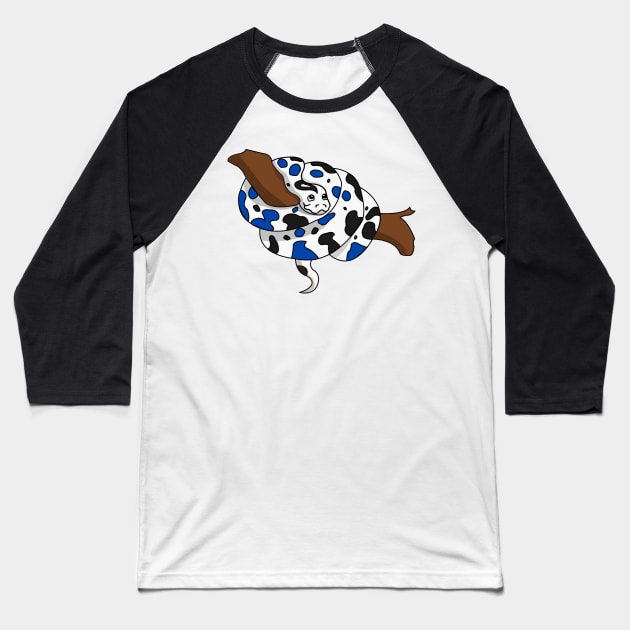 Pride Python Baseball T-Shirt by traditionation